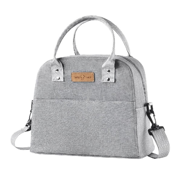 Bolsa De Almuerzo Bolsa De Almuerzo Multiusos De Gran Capacidad Soporte De Caja De Almuerzo Fácil De Limpiar Con Correa De Hombro Desmontable Ajustable Para Picnic Al Aire Libre Oficina Escuela Methold HA021278-00