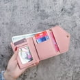 thumbnail image 4 of Small Wallet for Woman,Slim Purse Small Synthetic Leather Wallet with Card Holder Zipper Coin Purse for Ladies,Pink, 4 of 4