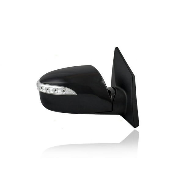 Door Mirror - Compatible/Replacement for '10-15 Hyundai Tucson - Powered, Heated, With Signal-Lamp, Unpainted - Right Hand - Passenger - 876202S050