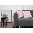 thumbnail image 3 of Ambesonne Rose Throw Pillow Cover 2 Pack, Floral Garden Victorian, 20", Soft Pink, 3 of 5