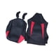 thumbnail image 2 of Fundas para sillas gaming, elásticas, ergonómicas y extraíbles, para silla de oficina, para ordenador, sillas giratorias. Negro Rojo, 2 of 8