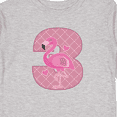 thumbnail image 4 of Inktastic 3rd Birthday Flamingo 3 Year Old Girl Girls Long Sleeve Toddler T-Shirt, 4 of 5