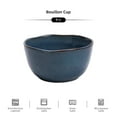 thumbnail image 5 of 6-Piece Bouillon cup, Organic Shape Highland cups, Microwave and Dishwasher Safe, Reactive glaze Blue, 5 of 6
