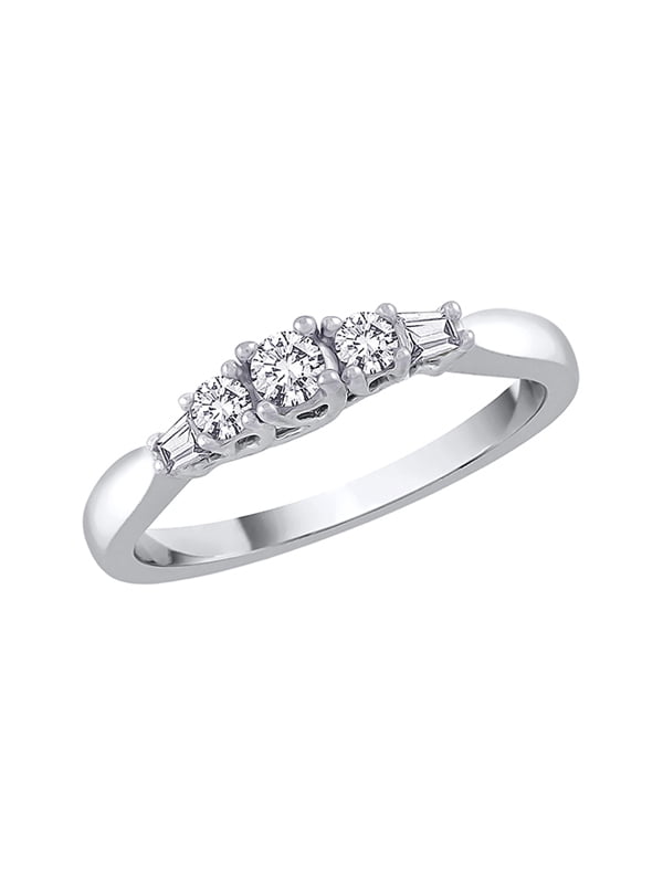 KATARINA Black and White Diamond Fashion Ring in Sterling Silver Size-9.75 1//4 cttw, G-H, I2-I3