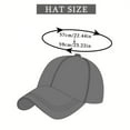 thumbnail image 3 of SDNall hats for men and Women Breathable Beach Baseball Cap Hip Hop Hat Sun, 3 of 8