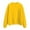 Yellow, variant on ZyeKqe Sweatshirts for Women Long Sleeve Fall Shirts Crewneck Pullover Tops Solid ColorFall Fashion Top