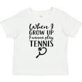 thumbnail image 3 of Inktastic Future Tennis Player Boys or Girls Toddler T-Shirt, 3 of 5
