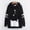 Black, variant on TINZ Ladies Casual Cat Graphic Long Sleeve Hoodie Oversized Sweatshirt For Women Womens over Sized Hoodie Long Sleeve Pullover Sweatshirts for Women Pullover