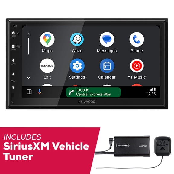 NewKenwood DMX50S 6.8" 2 DIN Multimedia Receive with SXV300V1 SiriusXM Tuner