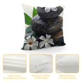 thumbnail image 4 of Orinice Flowers Leaf Graphic Decorative Cushion Throw Pillow Cover for Home Couch Living Room Bed Sofa Printed on Both Sides 1PC 22x22in, 4 of 5