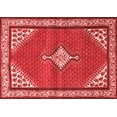 thumbnail image 1 of Ahgly Company Indoor Rectangle Medallion Red Traditional Area Rugs, 5' x 7', 1 of 4