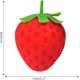 thumbnail image 3 of ddioayh Squeezable Toy Realistic Strawberry Model Slow Rising Pressure Release Toy for Adults Party Favors Portable Stress Relief with Super Soft Touch and Sweet Smell, 3 of 8