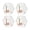 Gold*4, variant on Adhesive Wall Hooks,No Drill Hexagonal Transparent Waterproof Shower Hooks for Bathroom Kitchen,Heavy Duty Hanger Hook for Hanging Coat,Clothes,Robe,Keys & Towels,Home Decor(2.4x2.2")(Gold*4)