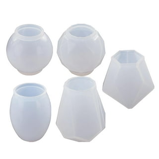 Creative Bottle Resin Silicone Mold with 10PCS Wooden Stoppers DIY Epoxy  Moulds