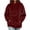 Wine, variant on TARIENDY Womens Pet Pouch Hoodie with Kangaroo Pocket Long Sleeve Hooded Sweatshirts Fall Drawstring Pullover Hoodies Army Green L