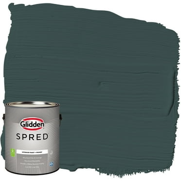 Glidden Spred Interior Paint Night Watch / Green, Semi-Gloss, 1 Gallon
