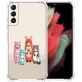 thumbnail image 1 of Cute Animal Friends Case for Samsung Galaxy S21 Plus,Aesthetic Art Design Pattern Soft TPU Bumper Case Cover, 1 of 5