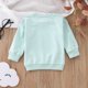 thumbnail image 2 of Gibobby Blusa Niños Camiseta con estampado de de animados de manga larga para bebés y niñas pequeñas, Tops, ropa para niños(Azul, 6-12 Meses), 2 of 5
