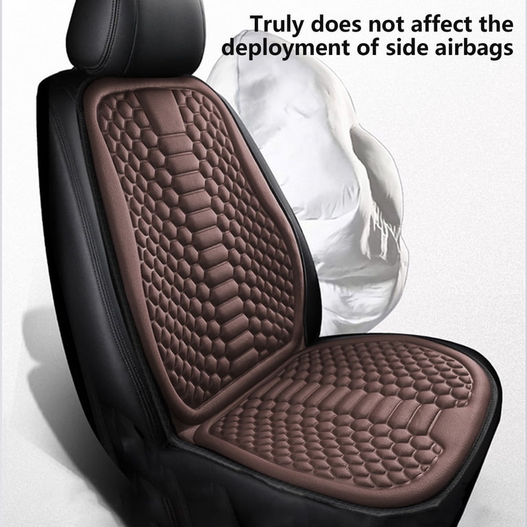 PU Leather Full Set Car Seat Covers – 5-Seat Protection – Black/Gray – Universal Fit