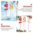 thumbnail image 2 of Artificial Berry Stem Picks Christmas Party Decoration Material Diy Accessory 20Set, 2 of 4