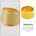 thumbnail image 4 of 3 dedales resistentes para coser y acolchar, protectores de dedos para manualidades., 4 of 6