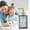 Gray, variant on Glass Soap Dispenser Pump Bottle - Reusable Thickened Liquid Container for Shampoo, Body Wash, and Hand Soap in Home and Hotel Decor Clear