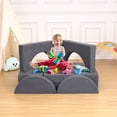 thumbnail image 2 of 7Pcs Kids Play Couch, Modular Kids Sofa Toddler Couch, Multifunctional Play Couch Convertible Sofa Play Set for Playroom Nursery, 2 of 8