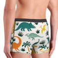 thumbnail image 5 of Disketp Dinosaurs And Tropical Leaves Men'S Boxer Briefs,Soft And Breathable Cotton Underwear With Comfortflex Waistband, 5 of 8
