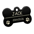 thumbnail image 3 of Pet Artist Personalized Bone Shape Dog Tags Engraved Pet Puppy ID Name Stainless Steel S-L, 3 of 10