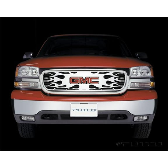 Putco 89102 Flaming Inferno Grille Insert Fits select: 1999-2000 GMC NEW SIERRA, 2005-2006 GMC YUKON