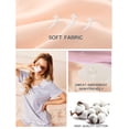 thumbnail image 3 of Ekouaer Womens Pajamas Sets Soft Pjs Short Sleeve Lounge Sets Casual Two Piece Pjs With Pockets, 3 of 6