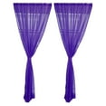 thumbnail image 1 of Juego de ventana transparente Zulema 2 piezas lavable 200x270cm, 1 of 8