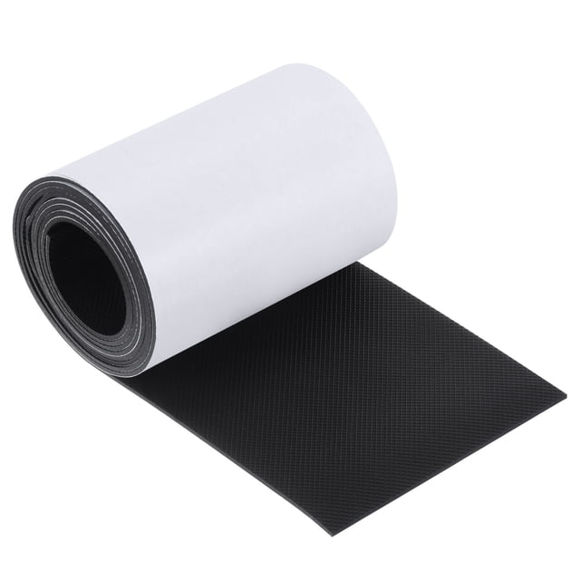 Unique Bargains Non Slip Furniture Pads, 60 x 4 Inch Silicone Cuttable Adhesive Floor Protector, Black