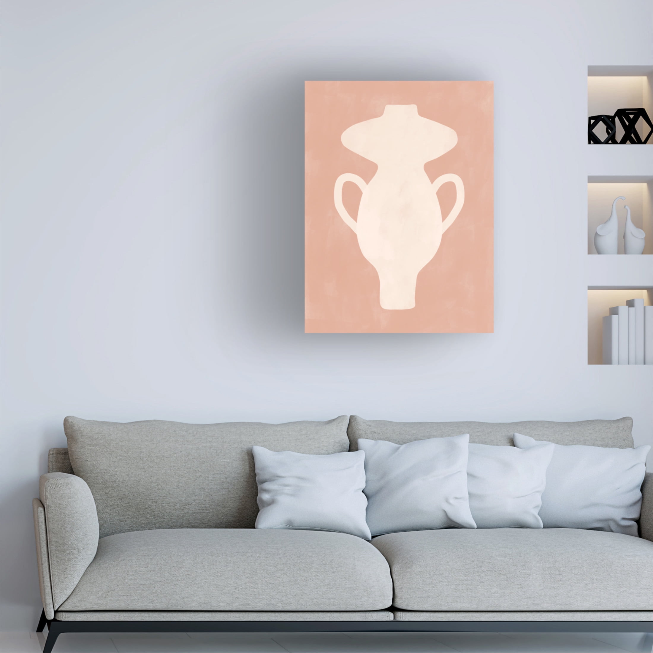 Trademark Fine Art Elena Ristova softpink8 Canvas Wall Art