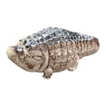 thumbnail image 4 of Miniature Crocodile Figurine Animal Sculpture Tea Pet Statue Desktop Crocodile Ornament Purple Sand Ornament for Garden Decor 8.5cmx3.7cmx2.8cm, 4 of 8