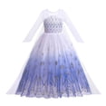 thumbnail image 3 of Disfraz de Frozen para niñas, vestido de princesa, Reina de la nieve, Cosplay, Carnaval, cumpleaños, ropa de Elsa, ropa de fantasía, 2 a 10 años, 3 of 5