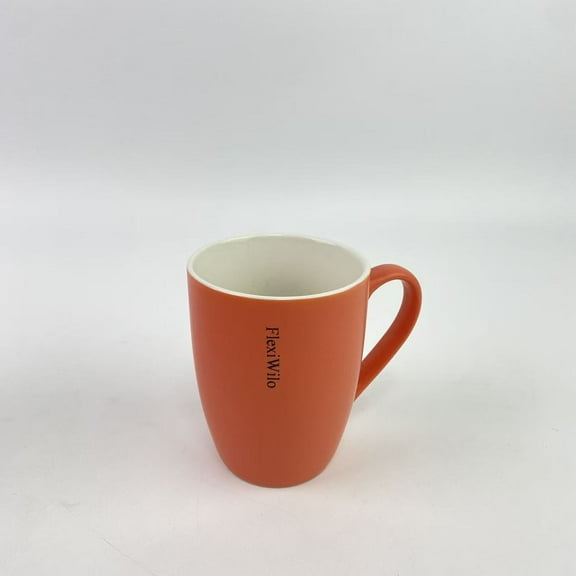 FlexiWilo Coffee cups,16 Oz Plain Coffee Mug of 1, Large 16 Ounce Ceramic Mugcup In Orange Color, Best Coffee Mug For Your Christmas Or Birthday Gift