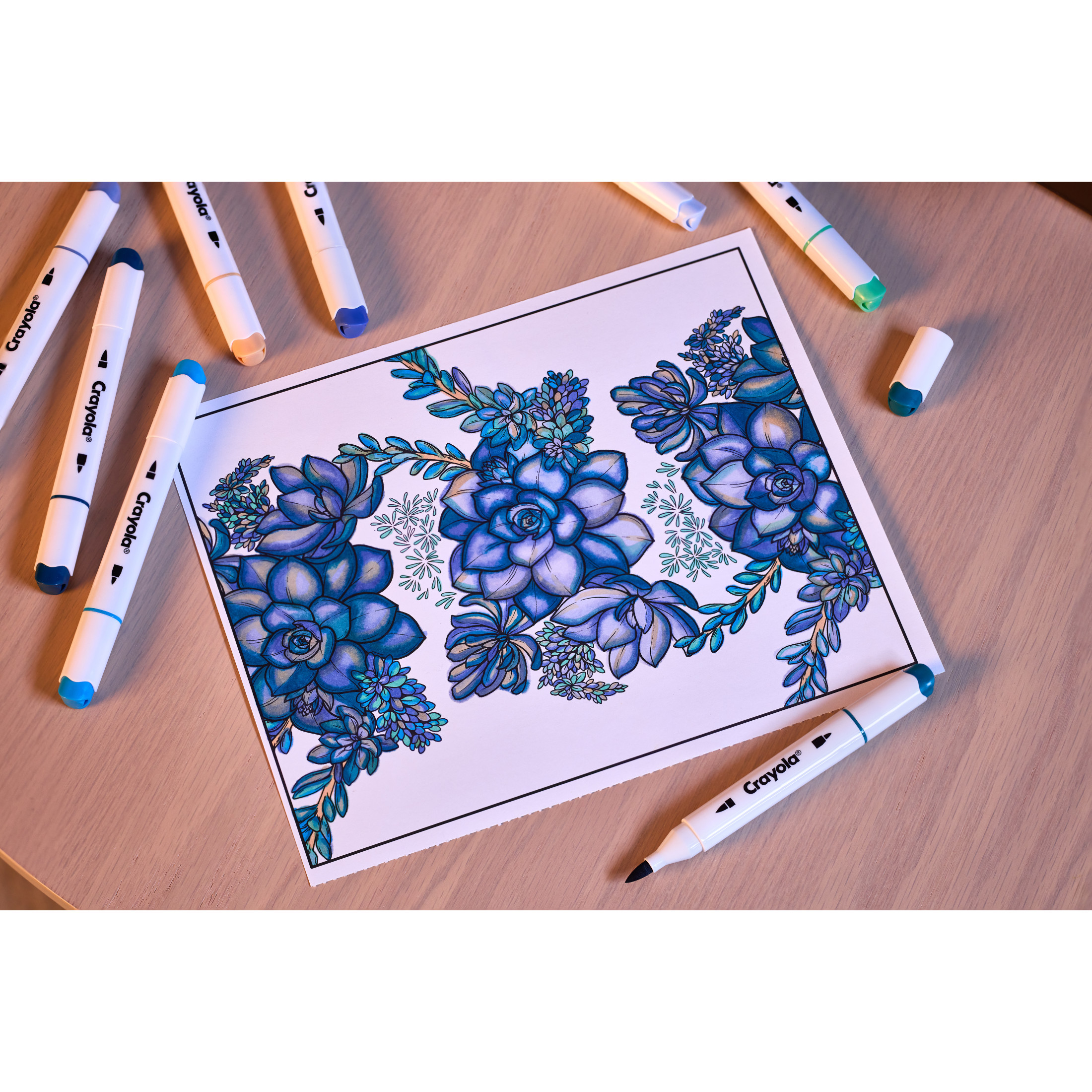 Crayola Color Collections Dual-Tip Markers Sand & Sea photo 8