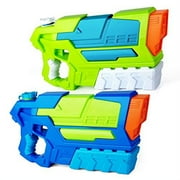 JOYIN 2 in 1 Water Gun Super Blaster Water Guns Include High Capacity Water Squirt Guns, Summer Outdoor Swimming Pool Beach Sand Water Fighting Toy