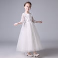 thumbnail image 3 of Vestido infantil Vestido de princesa Vestido de flores para niña Vestido de novia Vestido de piano, 3 of 5