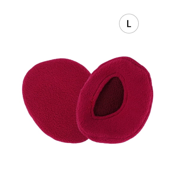 Sonducket 1 par de orejeras para invierno, unisex, para ciclismo, senderismo, camping, cálido, para mantener las orejeras sin banda, rojo, L Type3 NO3 Sonducket AP000465-11