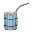 thumbnail image 2 of Foqnuq 304 Stainless Steel Beer Mug, Portable Mini Shot Glass, Small Drink Tumbler, Insulated Beer Cup with Straw, Ideal for Camping, BBQ, Outdoor Parties, and Travel, 2 of 6