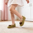 thumbnail image 2 of BOOMNY Girls Sandals Open Toe Flat Sandals for Kids Hook And Loop Straps Heart Casual Summer Shoes, 2 of 6