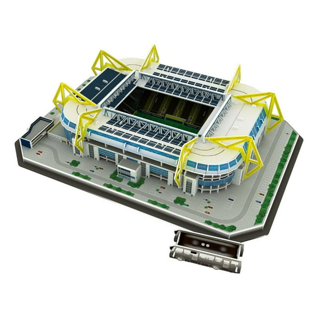 DIY 3D Puzzle Jigsaw World Football Stadium Assembled Building Model Puzzle
