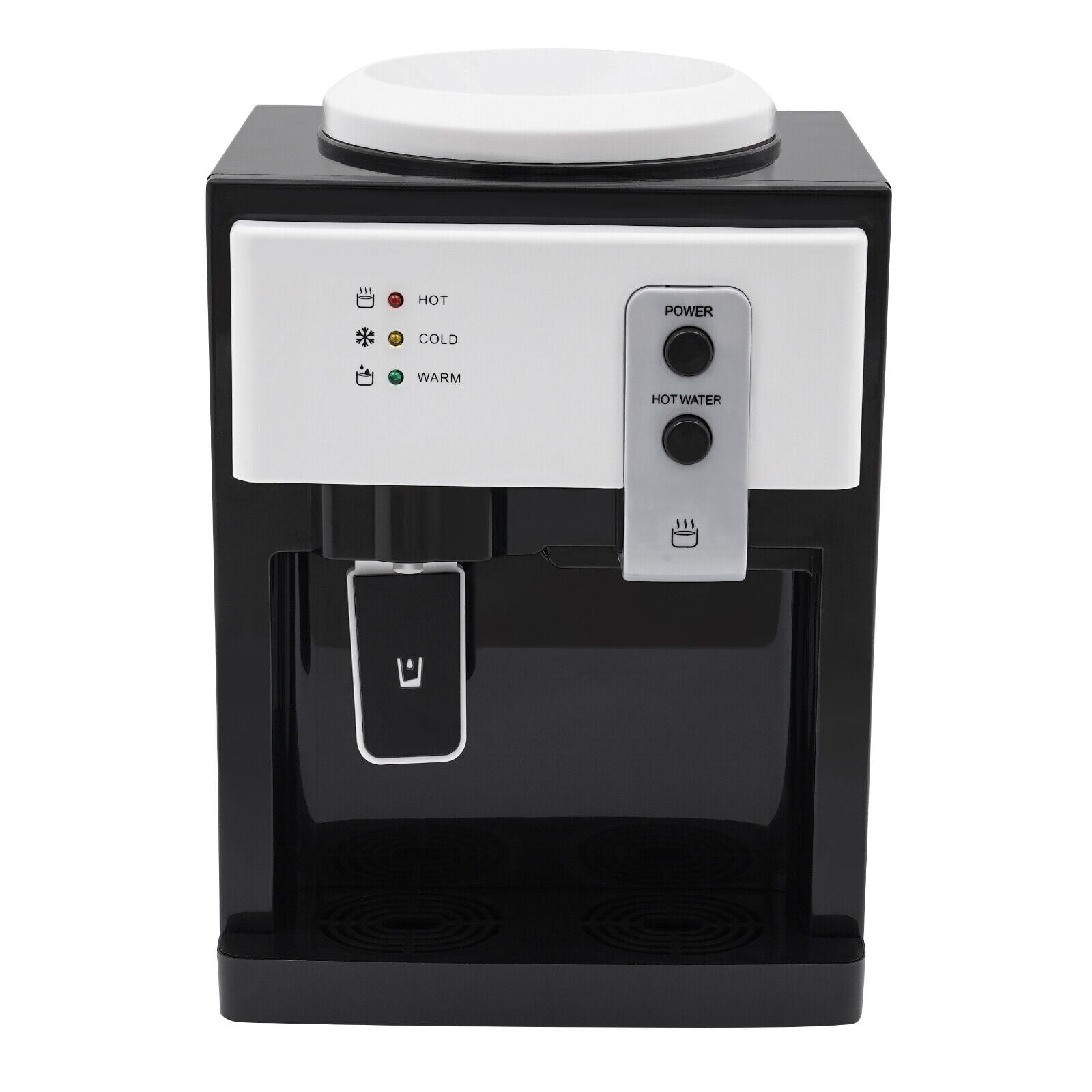 5 Gallon Top Loading Water Cooler Dispenser Countertop Hot & Cold Drinking Machine 110V