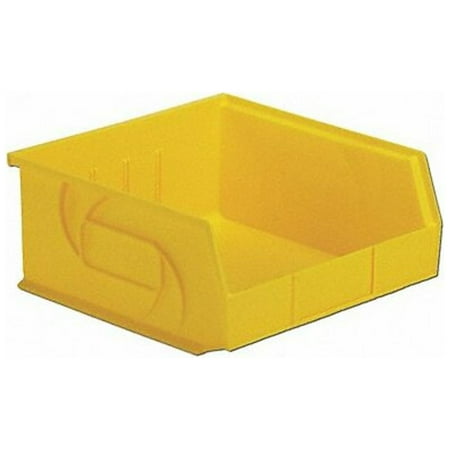 UPC: 0014239101001 | Lewisbins Hang and Stack Bin Yellow PP 5 in PB1011-5 Yellow
