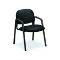 thumbnail image 3 of HON Solutions Seating Guest Chair, Arms - Black Seat - Black Back - Steel Black Frame - Four-legged Base - 20" Seat Width x 18" Seat Depth - 23.5" Width x 24.5" Depth x 32" Height, 3 of 8