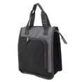 thumbnail image 3 of Bolsa térmica refrigerada con asa ancha, reutilizable, para el trabajo, viajes, senderismo y entrega de comida, color negro., 3 of 14