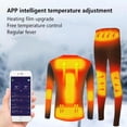 thumbnail image 2 of Winter Electric Heating Underwear Tops Pants Smartphone Thermal Control Usb Charge Heated Power Bank Included, 2 of 10