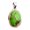 Green Copper Turquoise, variant on Solid 925 Sterling Silver Pendant For Men Women, Natural Blue Larimar Cabochon Oval Gemstone Amazing Handcrafted Jewelry For Her Him